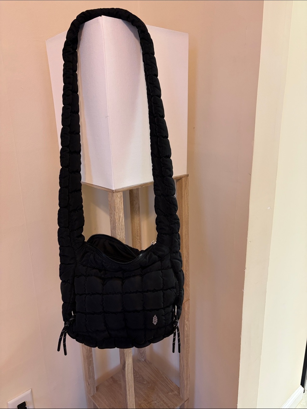 FP Movement by Free People Black Quilted Shoulder Bag